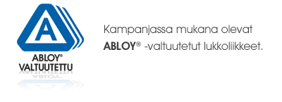 ABLOY® valtuutetut lukkoliikkeet